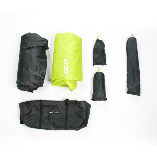 Намет тримісний 3F Ul Gear QingKong 3 210T 3 season зелений
