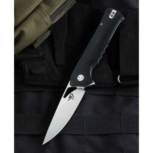 Нiж складний Bestech Knife MUSKIE Black BG20A-1