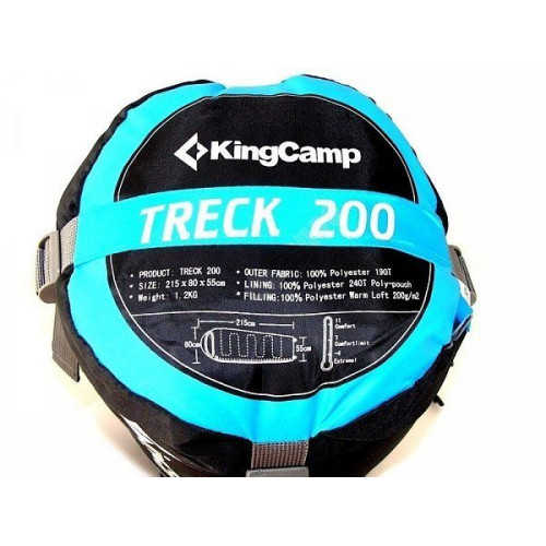 Спальний мішок KingCamp Treck 200 (KS3191) Left Blue