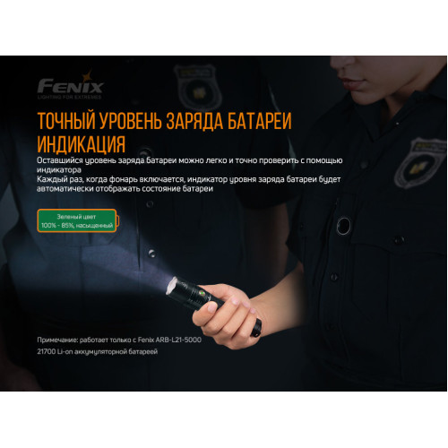 Ліхтар ручний Fenix PD36R+ліхтар ручний Fenix E01 V2.0 у подарунок