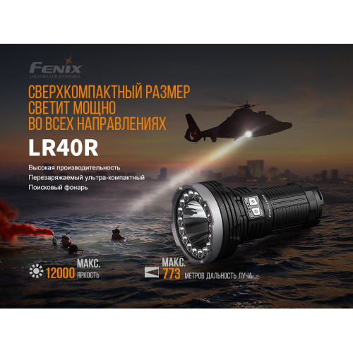 Ліхтар ручний Fenix LR40R Ліхтар ручний Fenix LR40R