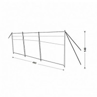 Тент вітрозахисний KingCamp Windscreen (KT3066) Green