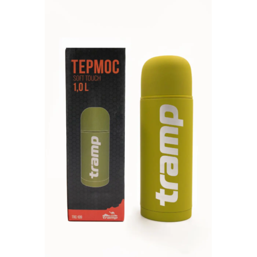 Термос Tramp Soft Touch 1.0 л жовтий