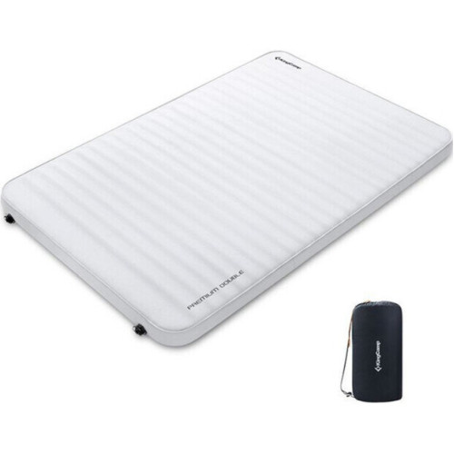 Самонадувний матрац KingCamp PREMIUM DOUBLE (KM1901) LIGHTGREY / CHARCOAL