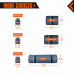 Самонадувний килимок KingCamp CLASSIC LIGHT (KM3595) DARKSLATEGREY