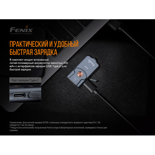 Ліхтар ручний Fenix E03R