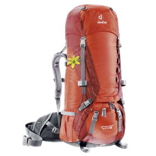 Рюкзак Deuter Aircontact SL, 40 + 10 л, papaya-lava