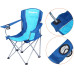 Шезлонг KingCamp Arms Chairin Steel (KC3818) Blue