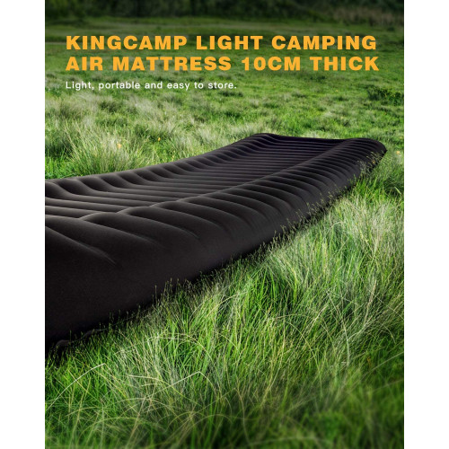 Самонадувний матрац KingCamp SUPER COMFORT SINGLE (KM1905) BLACK