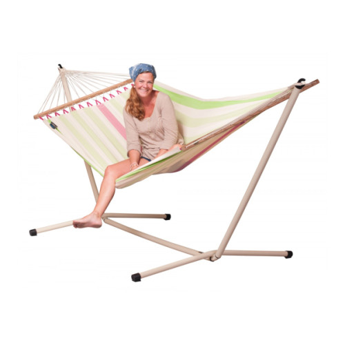 Гамак зі стійкою La Siesta COR144MES121 kiwi