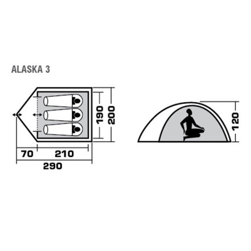 Намет Trek Planet 70160|8 Alaska 3 Намет Trek Planet 70160|8 Alaska 3