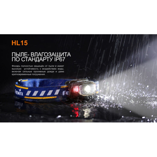 Ліхтар налобний Fenix HL15 чорний