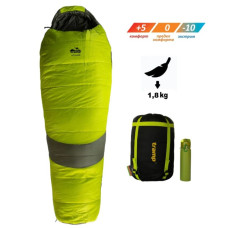 Спальный мешок Tramp Voyager Long кокон правый оливковый/серый 230/90-55 TRS-052