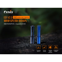 Ліхтар ручний Fenix E01 V2.0 блакитний Ліхтар ручний Fenix E01 V2.0 блакитний