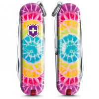 Складной нож Victorinox CLASSIC LE "Tie Dye" 58мм/1сл/7функ/цветн/чехол /ножн Складной нож Victorinox CLASSIC LE "Tie Dye" 58мм/1сл/7функ/цветн/чехол /ножн