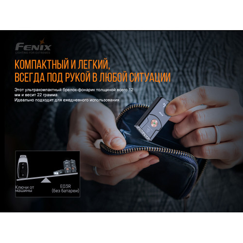 Ліхтар ручний Fenix E03R