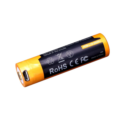 Акумулятор 18650 Fenix 2600 mAh ARB-L18-2600U micro usb зарядка
