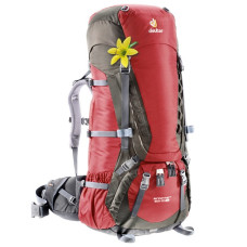 Рюкзак Deuter Aircontact SL, 60 + 10 л, cranberry-stone