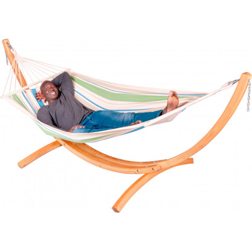 Гамак зі стійкою La Siesta Chillounge CH-XR30-34 Green