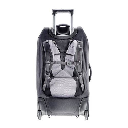 Сумка-рюкзак на колесах Deuter Helion, 80 л, black-moss