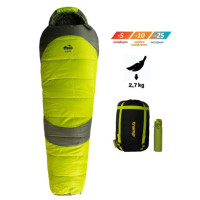 Спальный мешок Tramp Rover Long кокон левый оливковый/серый 230/90-55 TRS-050L