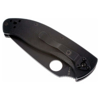 Ніж складний Spyderco Tenacious Black Blade (C122GBBKP) Ніж складний Spyderco Tenacious Black Blade (C122GBBKP)