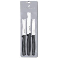 5.1113.3 Набір кухонних ножів Victorynox пластик червоний