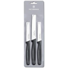 5.1113.3 Набір кухонних ножів Victorynox пластик червоний