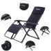 Шезлонг KingCamp Deckchair Enlarged Style (KC3903) Black