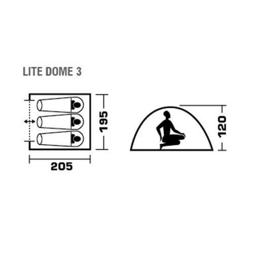 Намет Trek Planet 70122|8 Lite Dome 3