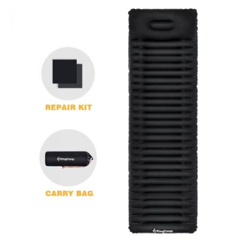 Надувний килимок KingCamp DELUEX COMFORT (KM1904) BLACK