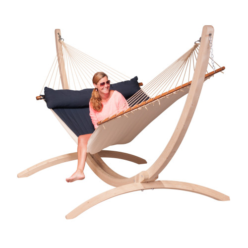 Гамак сімейний з рейками La Siesta Alabama NQR14-31 navy blue