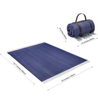 Пікніковий килимок KingCamp ELSA (KP2011) BLUE / GREY Пікніковий килимок KingCamp ELSA (KP2011) BLUE / GREY