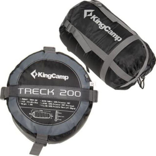 Спальний мішок KingCamp Treck 200 (KS3191) Right Grey Спальний мішок KingCamp Treck 200 (KS3191) Right Grey