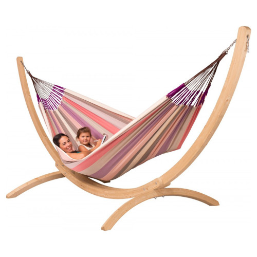 Гамак зі стійкою La Siesta DOH187CNS201 plum