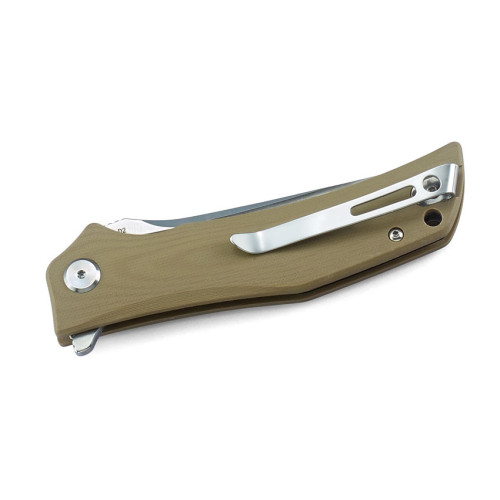 Нiж складний Bestech Knife SCIMITAR Beige BG05C-1