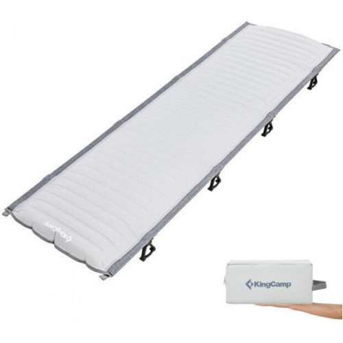 Розкладачка KingCamp Ultralight Air Camping Cot (KC3990) LIGHTGREY