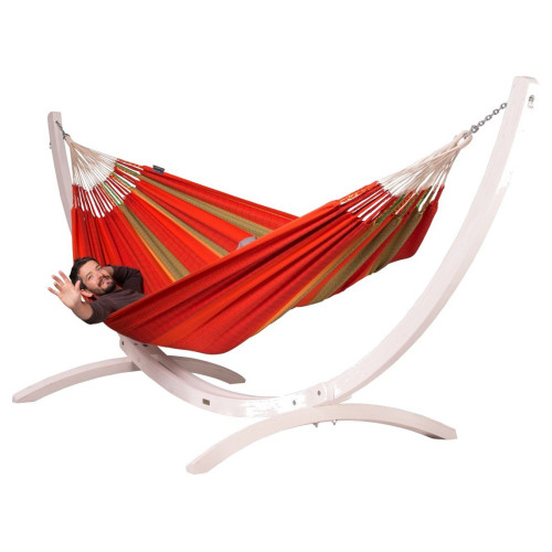 Гамак зі стійкою La Siesta FLH182CNS200 chilli