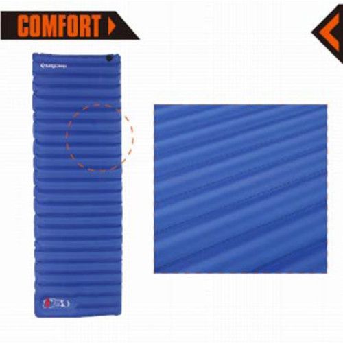 Надувний килимок KingCamp PUMP AIRBED DOUBLE (KM3589) BLUE