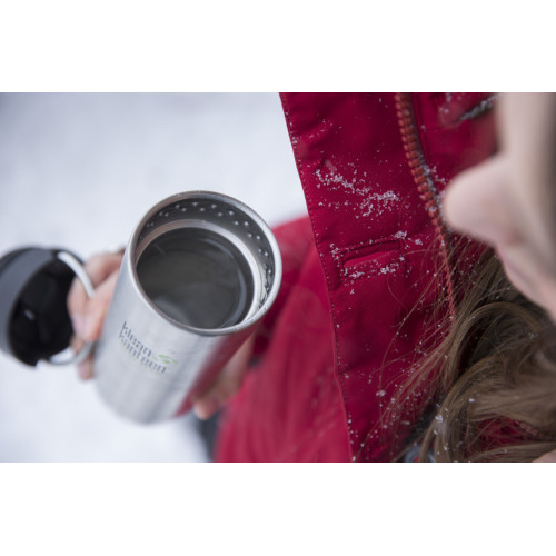 Термочашка Klean Kanteen TKWide Cafe Cap Brushed Stainless 592 ml