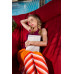 Гамак сімейний з рейками La Siesta Alabama NQR14-21 red pepper