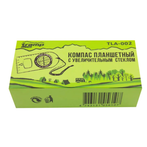 Компас планшетный Sol с увеличительным стеклом