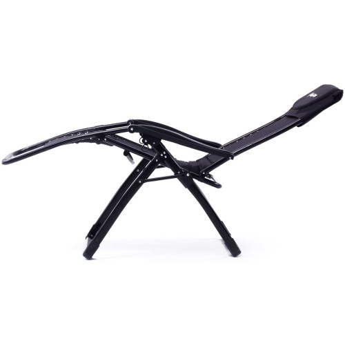 Шезлонг KingCamp Deckchair Enlarged Style (KC3903) Black