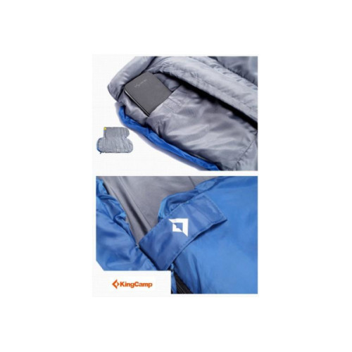 Спальний мішок KingCamp Freespace 250 (KS3168) Left Blue