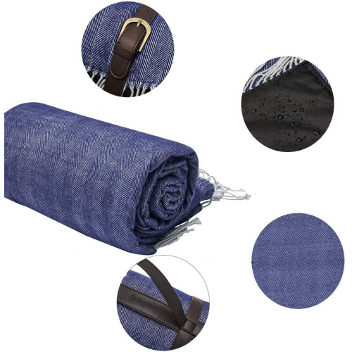 Пікніковий килимок KingCamp ELSA (KP2011) BLUE / GREY