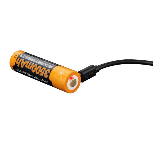 Акумулятор 18650 Fenix 3500 mAh ARB-L18-3500U micro usb зарядка