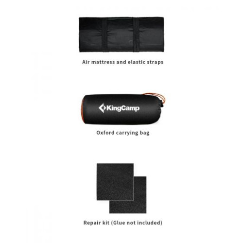 Самонадувний матрац KingCamp SUPER COMFORT DOUBLE (KM1906) BLACK