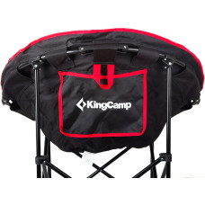 Шезлонг KingCamp Moon Leisure Chair (KC3816) Black / Red