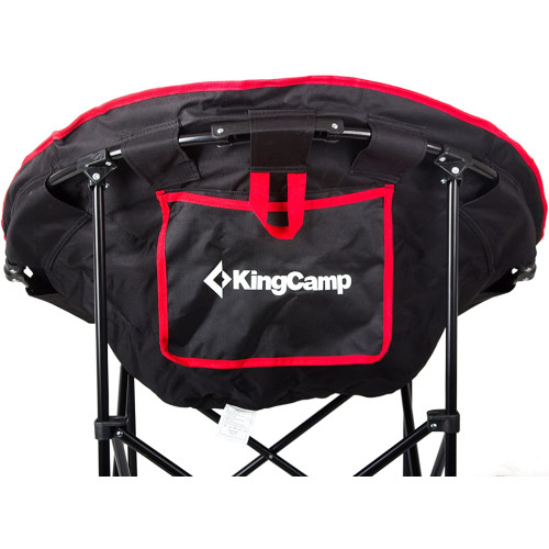 Шезлонг KingCamp Moon Leisure Chair (KC3816) Black / Red