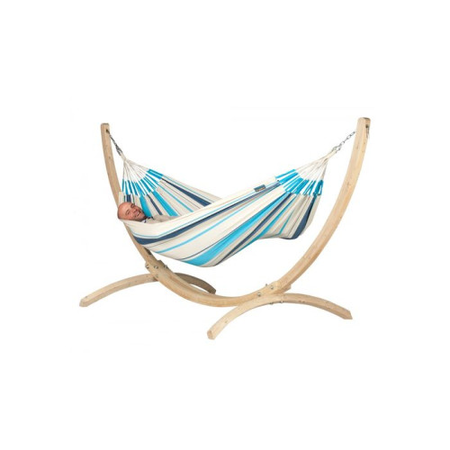 Гамак зі стійкою La Siesta CIH143CNS121 aqua blue Гамак зі стійкою La Siesta CIH143CNS121 aqua blue